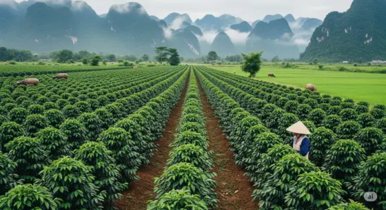 Vùng Trồng Cà Phê Tại Việt Nam & Hương Vị Đặc Trưng